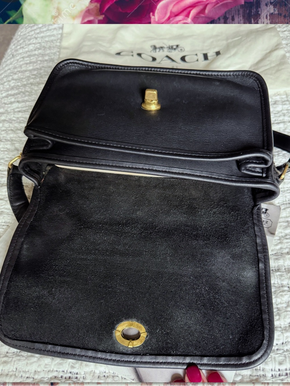 VINTAGE COACH NYC COMPANION BAG 9850 - Picture 9 of 16